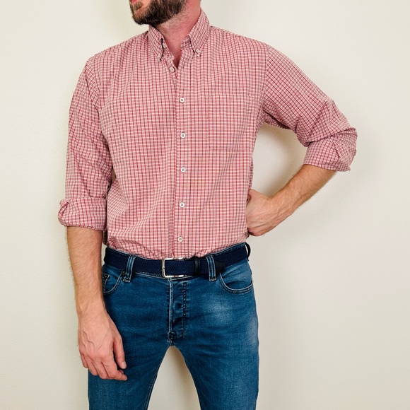 Arturo Calle button down shirt plaid long sleeve - Picture 1 of 7